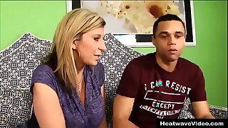 Stunning matured blondes fuck a black guy on the day-bed